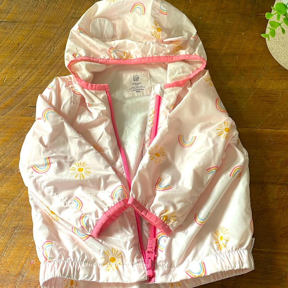 Gap 18-24 m raincoat with eared hood